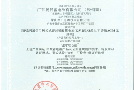 NP系列泰尔证书
